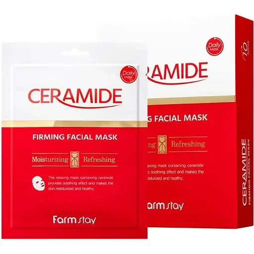 Набір масок для обличчя FarmStay Ceramide Firming Facial Mask 10 шт.