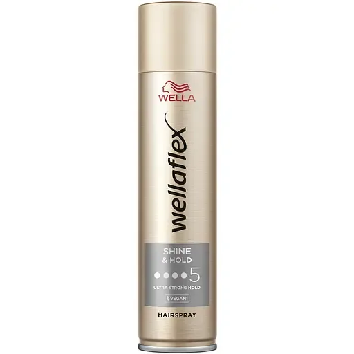 Лак для волосся Wellaflex Shine & Hold 5 Блиск та фіксація 400 мл