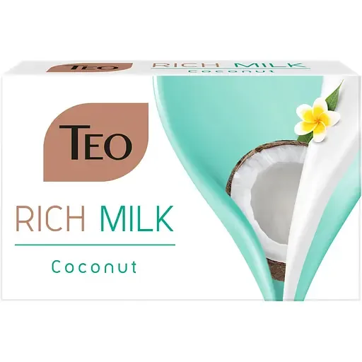 Мило тверде Teo Rich Milk Coconut 90 г