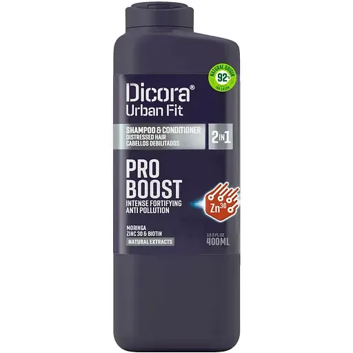 Шампунь-кондиціонер 2 в 1 Dicora Urban Fit для зміцнення волосся 400 мл