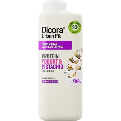 Крем-гель для душу Dicora Urban Fit Протеїновий йогурт та фісташки