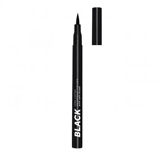 Підводка для повік Lamel Black Eyeliner with Soft Brush відтінок 401, 0.6 мл