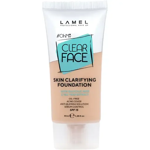 Тональний крем Lamel Oh My Clear Face відтінок