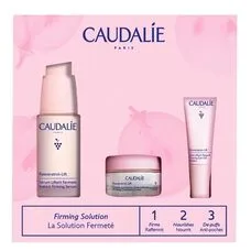 Набір Caudalie (Кодалі) Resveratrol Lift Set (Гель-крем для контуру очей 5 мл + Крем кашемір 15 мл + Сироватка-Зміцнення 30 мл)