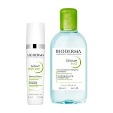 Набір Bioderma SET615 Себіом Найт піл 40мл+ H2O міцел. 250мл