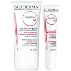 Набір Bioderma Сансибио легкий крем 40мл+ Сансибио крем-гель для контура глаз 15мл