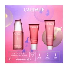 Набір Caudalie Vinosource Hydra (Зволож. сироватка 30 мл; Маска зволож. для обличчя та очей 15мл; Крем зволож. 15мл)