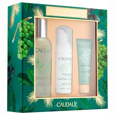 Набір Caudalie Beauty Elixir Power Glow(Еліксір-вода для краси обличчя 100мл, Пінка для зняття макіяжу 50мл, Маска детокс, 15мл)