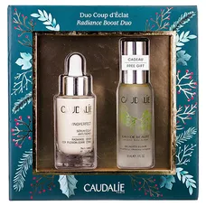 Набір Caudalie2519 Vinoperfect RadianceBoost Duo (Елікс. д/обличчя 30мл+Сиров. д/кор. кольору обличчя 30мл)