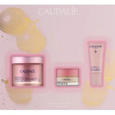 Набір Caudalie Крем Кашемір (гель-крем для контуру очей 5мл, нічний крем 15мл, крем кашемір 50мл)