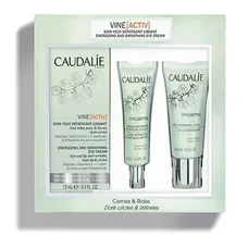 Набір Caudalie2651 VineActiv eye set (VineActiv енергетичний вирівнюючий крем для очей 15мл, VineActiv активна сироватка проти зморшок 10мл, VineActiv 3 в 1 зволожуючий засіб для обличчя 15мл)