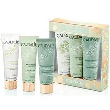 Набір Caudalie2621 Mini Mask Trio Set(Зволожуюча маска 15мл+Маска Детокс 15мл+Гліколева маска-пілінг 15мл)