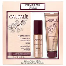 Набір Caudalie2642 Premier Cru eye set (Premier Cru крем для очей, 15мл, Premier Cru дорогоцінінна олія, 10мл, Premier Cru крем, 15мл)