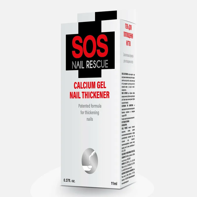 Гель з кальцієм SOS (Сос) для потовщення нігтів 11 мл