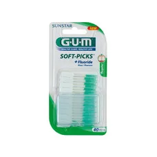 Набір GUM 632M40 міжзубних щіток з фторидом Soft Picks стандарт 40 шт