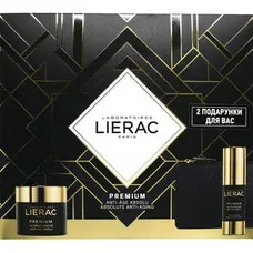 Набір Lierac Преміум шовковистий (крем 50мл + крем для контуру очей 20мл + косметичка)
