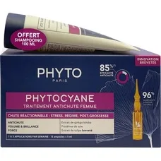Набір Phyto Фітоціан засіб 12х5мл + шампунь 100мл
