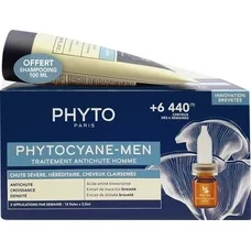 Набір Phyto Фітоціан Мен засіб 12х3,5мл + шампунь 100мл