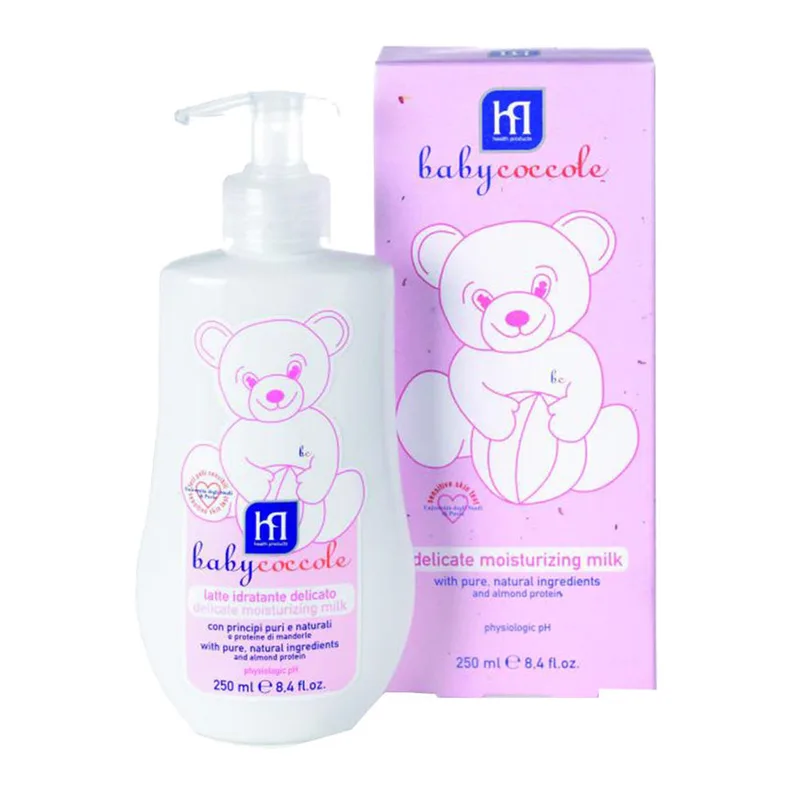 Молочко зволожуюче BABYCOCCOLE (Бейбікоколе) з есцином, бета-глюканом та білками з миндалю 250 мл