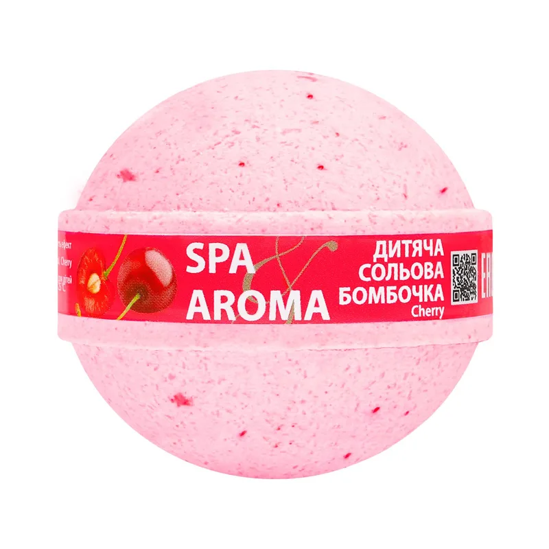 Бомбочка сольова для ванн дитяча BIOTON (Біотон) Cherry