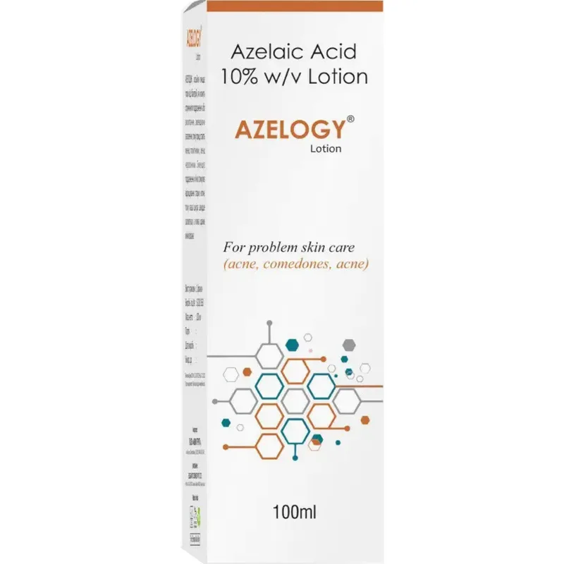 Лосьйон для обличчя Azelogy (Азелоджі) 10% з азелаїновою кислотою при акне флакон 100 мл