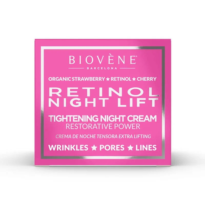 Крем Biovene (Біовен) для обличчя зволожуючий з ретинолом підтягуючий шкіру нічний 50 мл