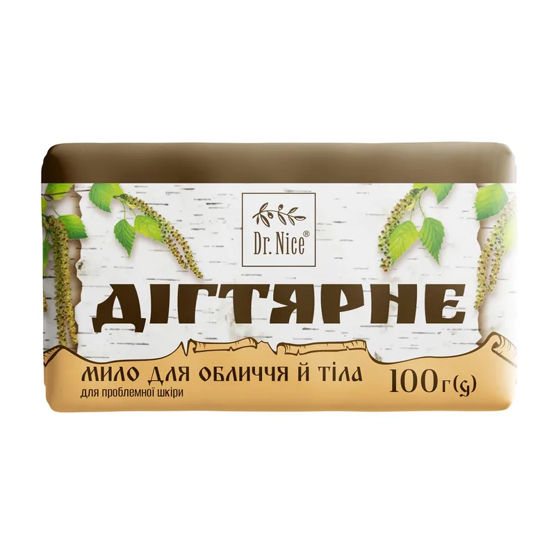 Мило дігтярне DR.NICE (Доктор Найс) тверде