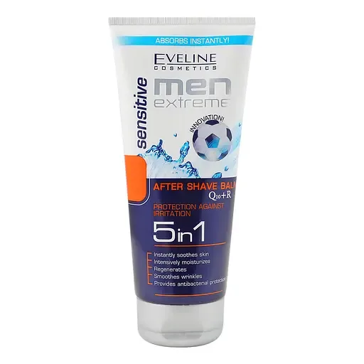 Бальзам після гоління 5 в 1 Eveline Men X-Treme Sensitive Q10+R, 200 мл