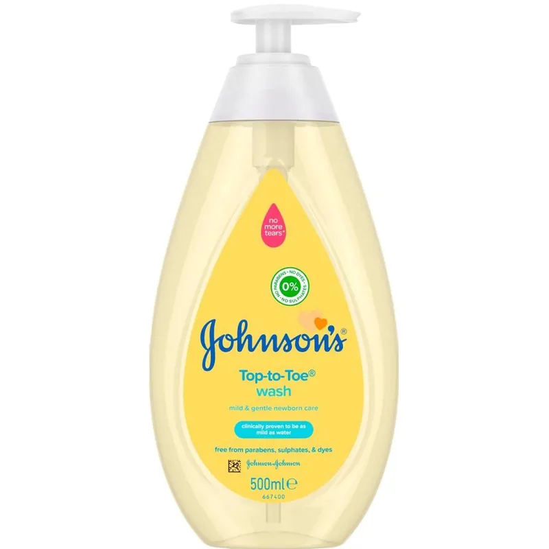 Гель для купання дитячий JOHNSON'S BABY (Джонсон Бебі) Від маківки до п'ят 500 мл