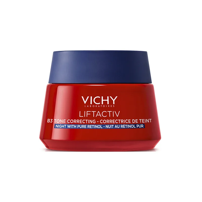 Нічний антивіковий крем Vichy Liftactiv Pigment Specialist B3 з ретинолом для корекції пігментних плям на шкірі обличчя 50 мл (3337875873086)
