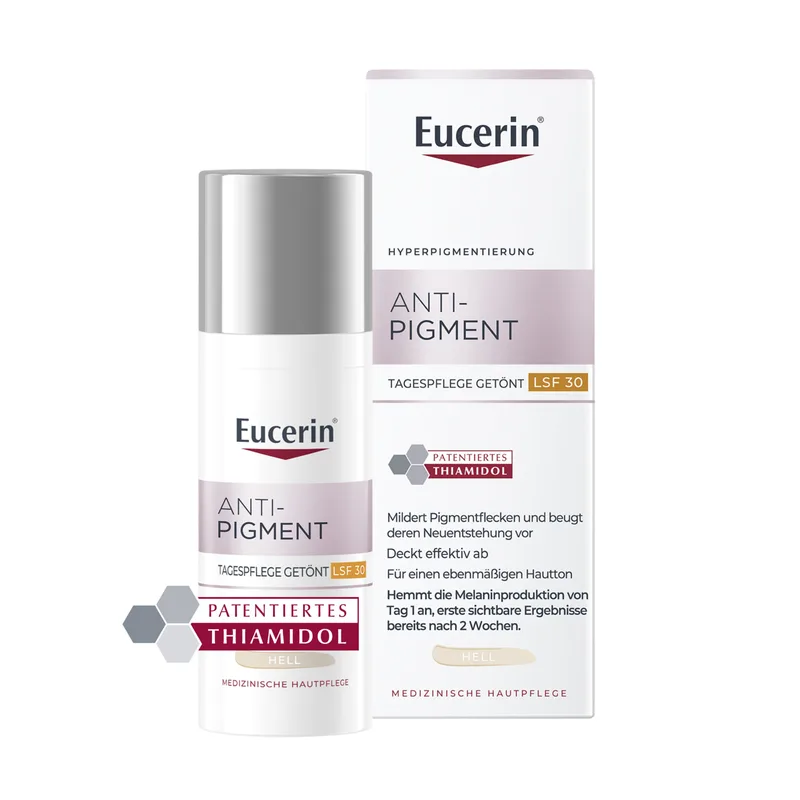 Крем для обличчя EUCERIN (Юцерин) Anti Pigment денний депігментуючий з тонуючим ефектом з SPF 30 (відтінок світлий) 50 мл