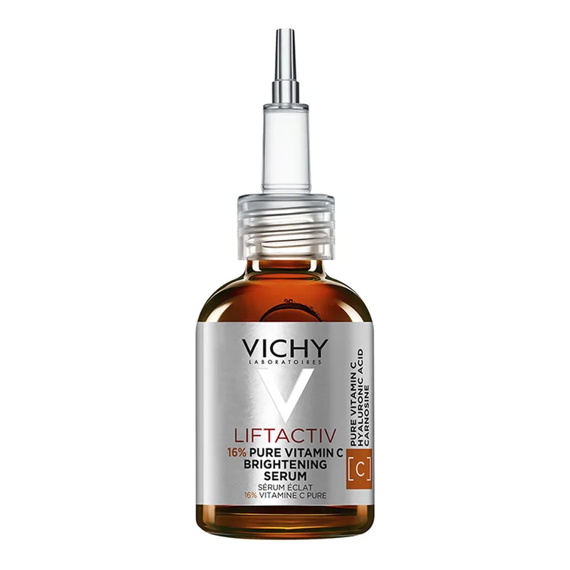Сироватка для обличчя Vichy Liftactiv з вітаміном C 16% для освітлення тону шкіри та розгладжування ліній зневоднення 20 мл (3337875796583)