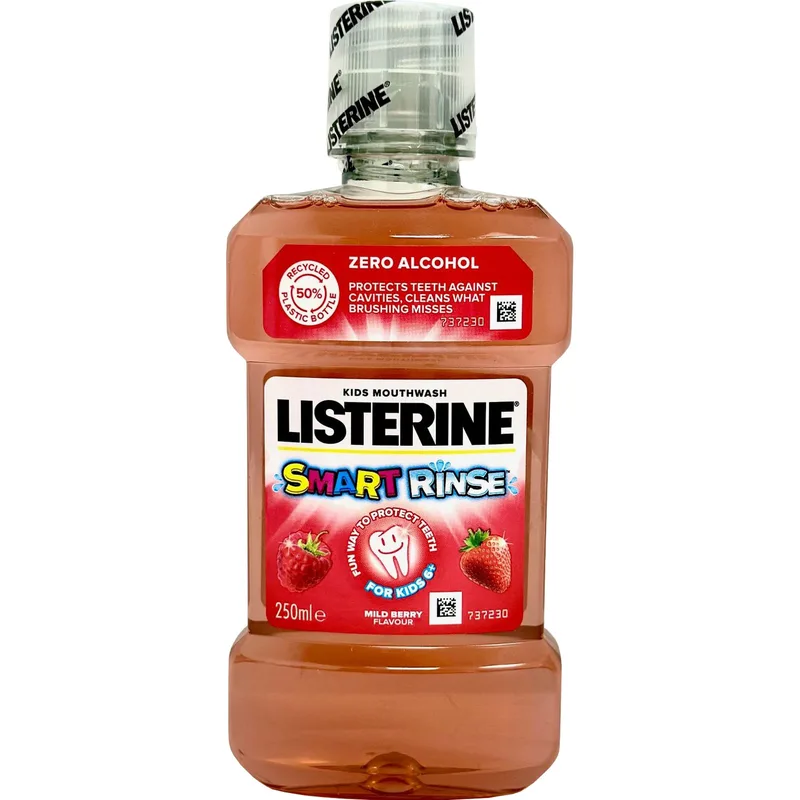 Ополіскувач для порожнини рота Listerine (Лістерин) Smart Rinse Kids Berry дитячий 250 мл