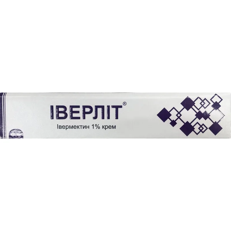 Крем для обличчя IVERLITE (Іверліт) 1% розацеа 30 г