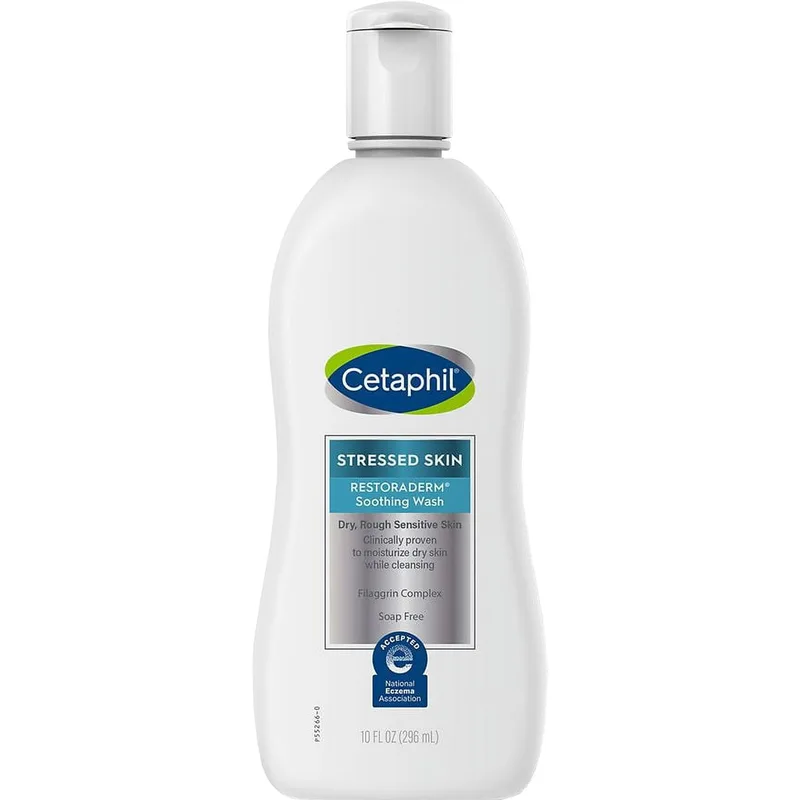 Засіб для вмивання обличчя CETAPHIL (Сетафіл) Restoraderm Soothing Wash заспокійливий 296 мл