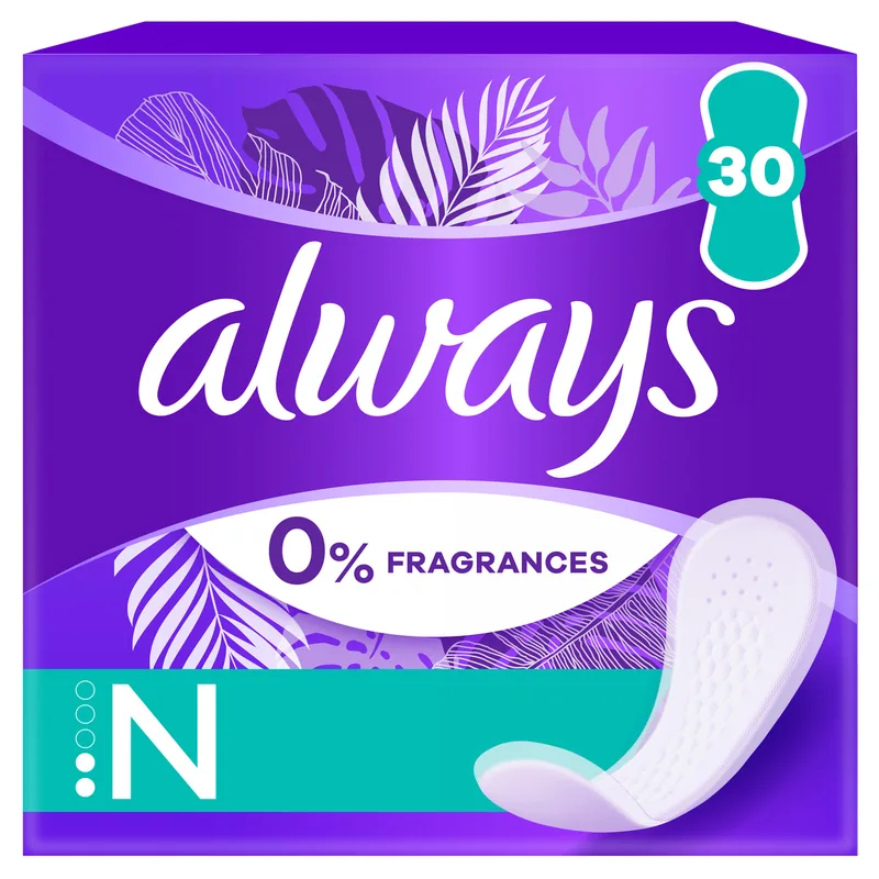 Прокладки щоденні жіночі ALWAYS (Олвейс) Daily Fresh Normal 0% віддушок та барвників 30 шт