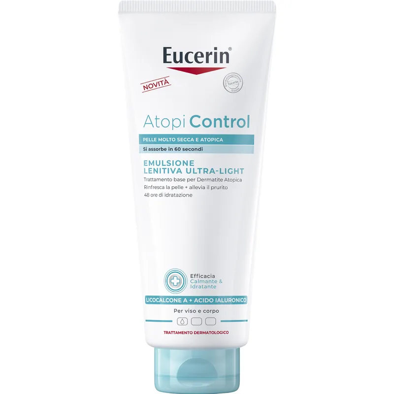 Гідролосьйон для дуже сухої та атопічної шкіри EUCERIN (Юцерин) AtopiControl (Атопіконтрол) заспокійливий ультралегкий 400 мл