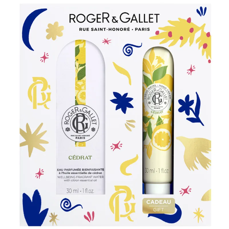 Набір Roger&Gallet (Роже&Галье) Цедрат (вода 30 мл + крем для рук 30 мл)