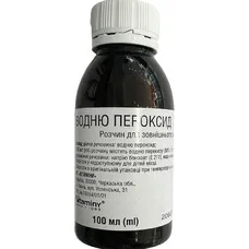 Перекис водню р-н 3% полим. флак. 100мл Вітамін