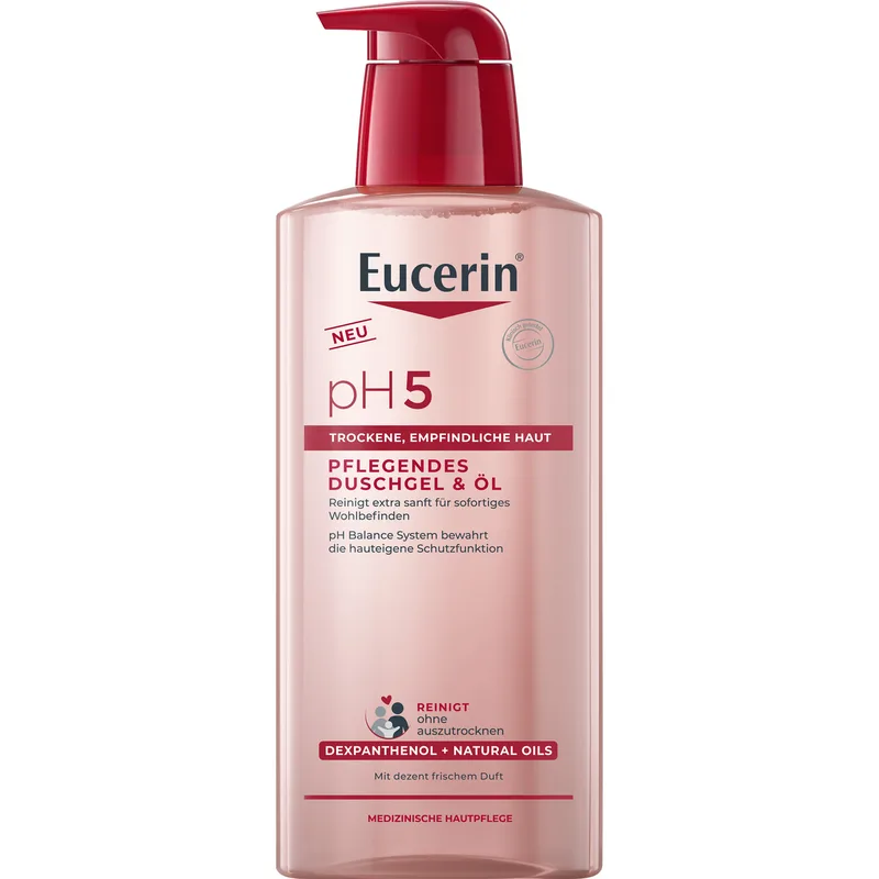 Гель для душу EUCERIN (Юцерин) рН5 делікатний з живильними оліями для чутливої шкіри 400 мл