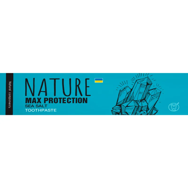 Зубна паста BIOTON (Біотон) Nature Max Protection (Натуре Макс Протекшн) з морською сіллю 100мл