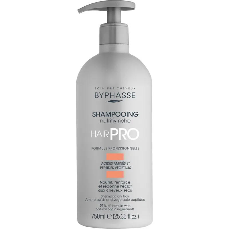 Шампунь для волосся BYPHASSE (Біфаз) Hair Pro Живлення та відновлення 750 мл