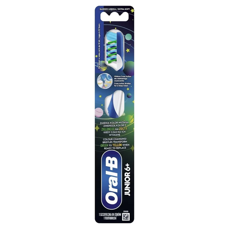 Зубна щітка дитяча ORAL-B (Орал-бі) Junior (Джуніор) 6+ років екстрам'яка 1 шт
