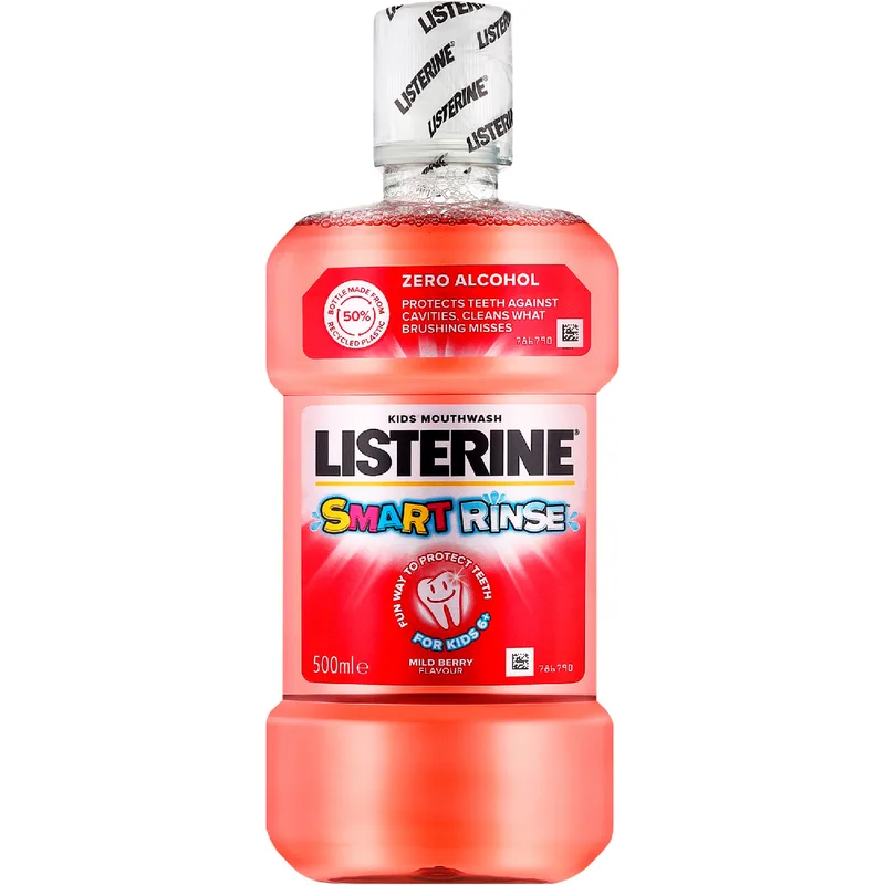 Обполіскувач для порожнини рота Listerine (Лістерин) Smart Rinse дитячий 500 мл
