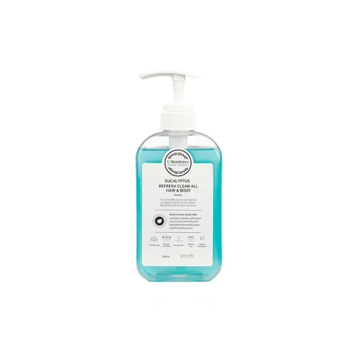 Очищувальний засіб для волосся та тіла 500 мл Gaston cleanser for hair and body eucalyptus refresh