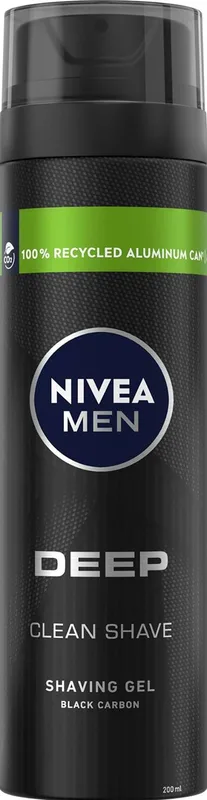 Гель для гоління NIVEA MEN Deep 200 мл (4006000051888/5900017061924)