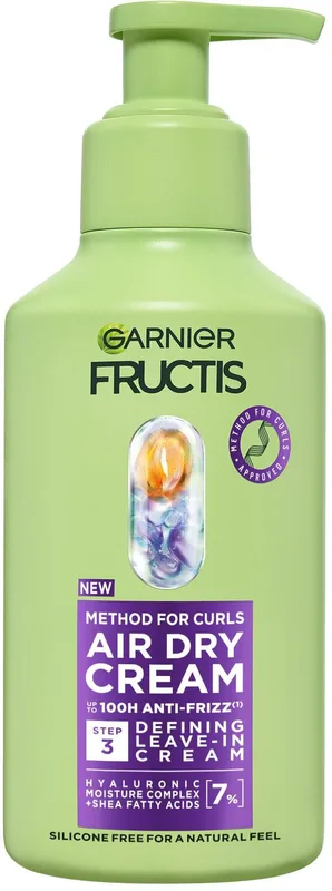 Незмивний крем Garnier Fructis Кучерявий Метод для формування завитка для кучерявого волосся 260 мл (3600542659772)