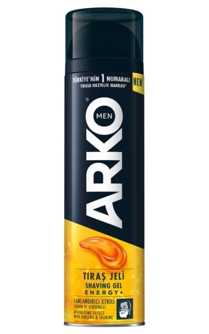 Гель для гоління ARKO MEN Energy+ 200 мл (8690506554699)