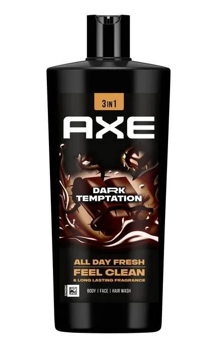 Гель для душу та шампунь AXE Dark Temptation 700 мл (8720181415463)