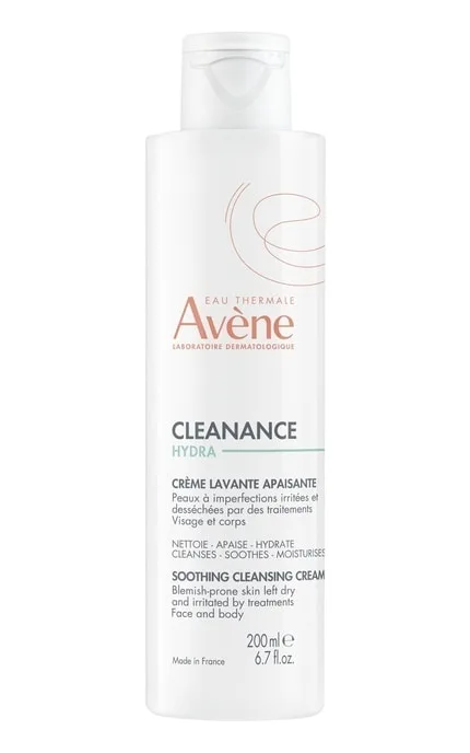 Очищуючий крем для обличчя і тіла Avene Cleanance Hydra 200 мл (3282770390476)